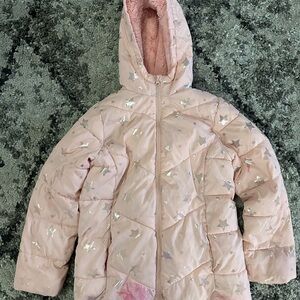 Swiss Tech Pink Star Kids Jacket